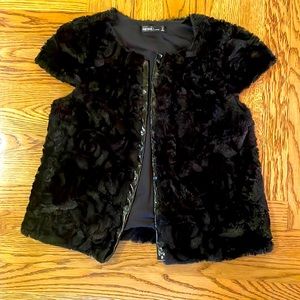 Faux fur jacket